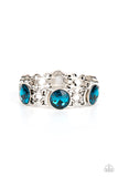 Paparazzi Accessories - Devoted to Drama - Blue Bracelet