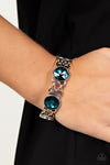 Paparazzi Accessories - Devoted to Drama - Blue Bracelet