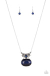 One DAYDREAM At A Time - Blue Necklace - Paparazzi Accessories