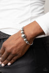 Paparazzi Accessories  - Bead Creed - Silver Bracelet