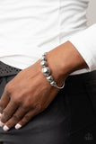 Paparazzi Accessories  - Bead Creed - Silver Bracelet