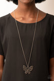 Paparazz Accessories  - Butterfly Boutique - Silver Necklace