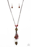 Paparazzi Accessories  - Knotted Keepsake - Pink Necklace