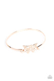 Paparazzi Accessories - Did I FLUTTER? - Rose Gold Bracelet