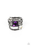 Paparazzi Accessories - Galactic Governess - Purple Ring