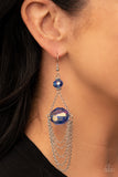 Paparazzi Accessories - Ethereally Extravagant - Blue Earring