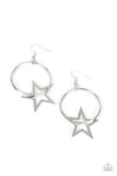 Paparazzi Accessories - Superstar Showcase - White Earring