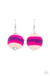 Paparazzi Accessories  - Zest Fest - Pink Earring