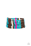 Paparazzi Accessories  -  Dive into Maldives - Blue Bracelet