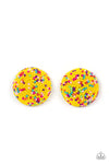 Paparazzi Accessories  - Kaleidoscope Sky - Yellow Earring