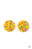 Paparazzi Accessories  - Kaleidoscope Sky - Yellow Earring