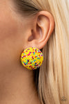 Paparazzi Accessories  - Kaleidoscope Sky - Yellow Earring