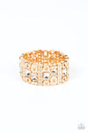 Paparazzi Accessories - Dynamically Diverse - Gold Bracelet