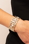 Paparazzi Accessories - Dynamically Diverse - Gold Bracelet