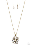 Paparazzi Accessories  - BLOOM Shaka-Laka - Brass Necklace