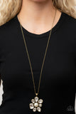 Paparazzi Accessories  - BLOOM Shaka-Laka - Brass Necklace