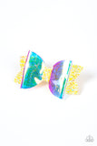 Paparazzi Accessories - Futuristic Favorite - Yellow Hair Clip