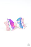 Paparazzi Accessories   Futuristic Favorite - Pink Hair Clip