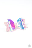 Paparazzi Accessories   Futuristic Favorite - Pink Hair Clip