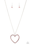 Paparazzi Accessories  - Va-Va-VALENTINE - Pink Necklace