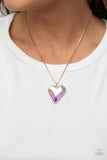 Paparazzi Accessories. - Lockdown My Heart - Gold Necklace