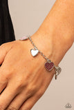 Paparazzi Accessories  - Lusty Lockets - Multi Heart Bracelet