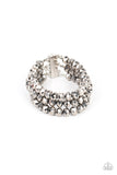 Paparazzi Accessories  - Supernova Sultry - Silver Bracelet