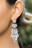 Paparazzi Accessories - Frozen Fairytale - (Bling) White Earring