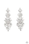 Paparazzi Accessories - Frozen Fairytale - (Bling) White Earring