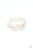 Paparazzi Accessories  - Marina Masterpiece - White Bracelet