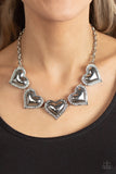 Kindred Hearts - White Necklace - Paparazzi Accessories