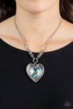 Paparazzi Accessories  - Heart Full of Fabulous - Blue Necklace