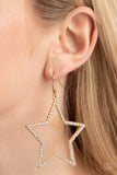 Paparazzi Accessories - Supernova Sparkle - Gold Earring