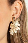 Paparazzi Accessories  - Farmstead Meadow - Gold Earring