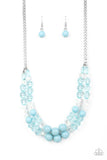 Paparazzi Accessories  - Vera-CRUZIN - Blue Necklace