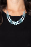 Paparazzi Accessories  - Vera-CRUZIN - Blue Necklace