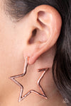 Paparazzi Accessories - All-Star Attitude - Copper Earring