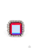 Paparazzi Accessories - Slow Burn - Pink Ring