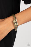 Paparazzi Accessories  - WINGS of Change - Brass Inspirational Bracelet