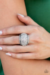 Paparazzi Accessories - Running OFF SPARKLE - White Ring