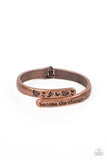 Paparazzi Accessories  - WINGS of Change - Copper Bracelet