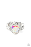 Paparazzi Accessories  - Committed to Cupid - Multi Heart Ring