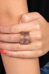 Paparazzi Accessories  - Sunrise Street - Copper Inspirational Ring