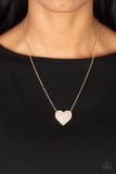 Paparazzi Accessories - Spellbinding Sweetheart - Gold Heart Necklace