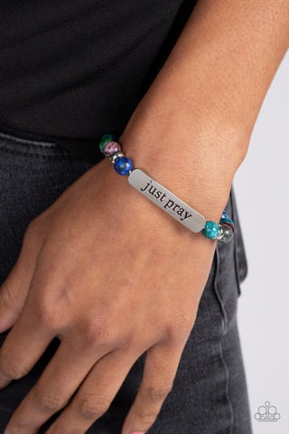 Paparazzi Accessories  - Just Pray - Multi Inspirational Bracelet