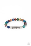 Paparazzi Accessories  - Just Pray - Multi Inspirational Bracelet