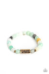 Paparazzi Accessories  - Serene Season - Blue Inspirational Bracelet