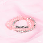 Always - Pink Inspirational Bracelet 💖 - Paparazzi Accessories