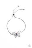 Paparazzi Accessories  - Wings of Wonder - Pink Butterfly Bracelet