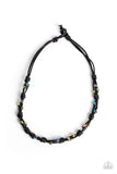 Paparazzi Accessories  - Braided Brawl - Multi Urban Necklace